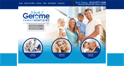 Desktop Screenshot of geromefamilydentistry.com